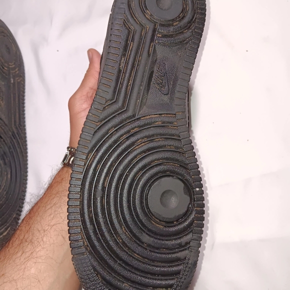 Air Force 1 Low Supreme Edition Black size 10 men missing a Shoe lace - Picture 5 of 12